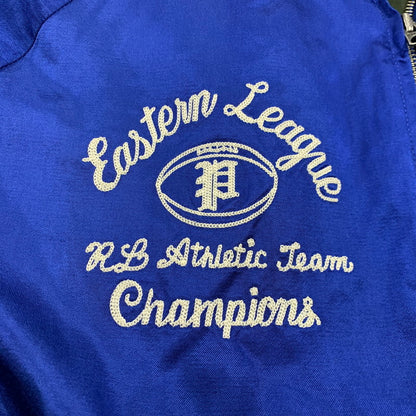 【中古品】【メンズ】 SATIN STADIUM JACKET サテン スタジアム ジャケット アウター 147-260303-kh-04-izu サイズ：L カラー：ブルー 万代Net店