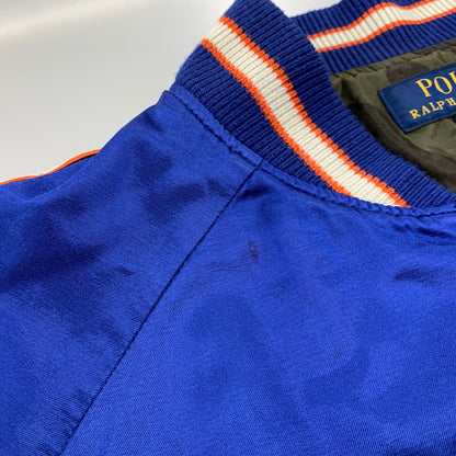 【中古品】【メンズ】 SATIN STADIUM JACKET サテン スタジアム ジャケット アウター 147-260303-kh-04-izu サイズ：L カラー：ブルー 万代Net店