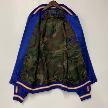 【中古品】【メンズ】 SATIN STADIUM JACKET サテン スタジアム ジャケット アウター 147-260303-kh-04-izu サイズ：L カラー：ブルー 万代Net店