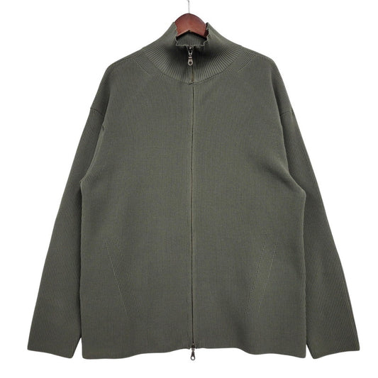 【中古品】【メンズ】 FORTUNA HOMME フォルトゥナ オム 23AW DRIVERS KNIT ドライバーズニット トップス 長袖 140-260311-ya-01-izu サイズ：1 カラー：グリーン 万代Net店