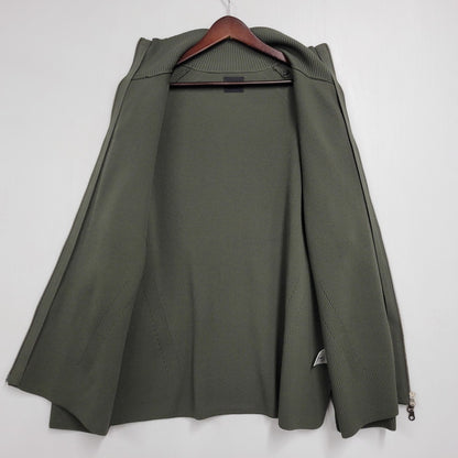 【中古品】【メンズ】 FORTUNA HOMME フォルトゥナ オム 23AW DRIVERS KNIT ドライバーズニット トップス 長袖 140-260311-ya-01-izu サイズ：1 カラー：グリーン 万代Net店