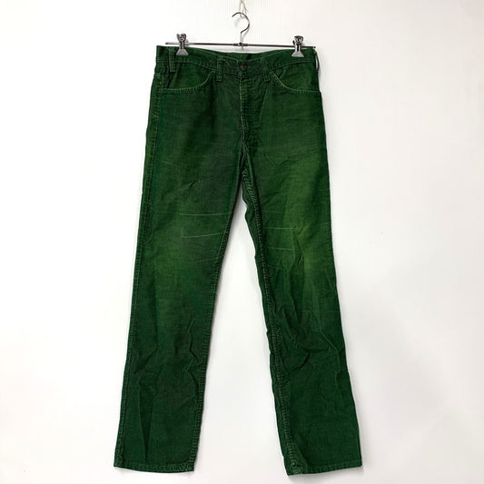 【中古品】【メンズ】 42TALON タロン 推定80S 刻印536 CORDUROY PANTS コーデュロイ パンツ ズボン ボトムス 157-260310-ya-02-izu サイズ：下記参照 カラー：GREEN 万代Net店