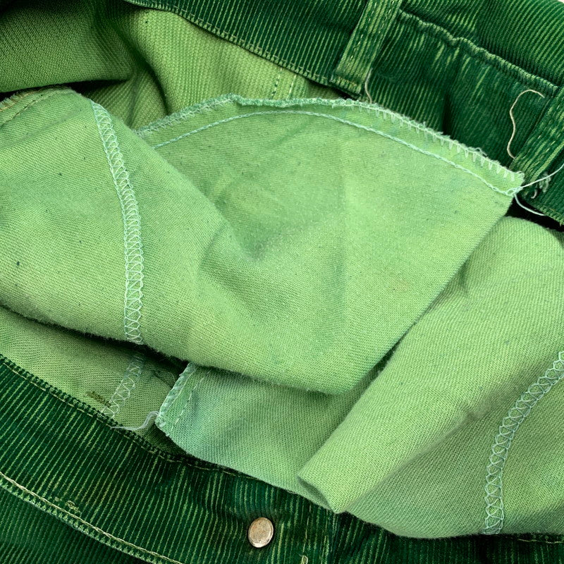 【中古品】【メンズ】 42TALON タロン 推定80S 刻印536 CORDUROY PANTS コーデュロイ パンツ ズボン ボトムス 157-260310-ya-02-izu サイズ：下記参照 カラー：GREEN 万代Net店