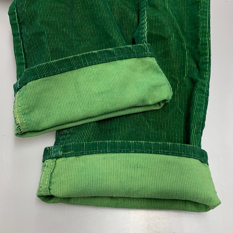 【中古品】【メンズ】 42TALON タロン 推定80S 刻印536 CORDUROY PANTS コーデュロイ パンツ ズボン ボトムス 157-260310-ya-02-izu サイズ：下記参照 カラー：GREEN 万代Net店