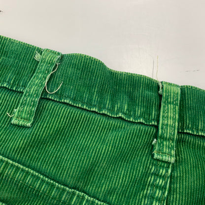 【中古品】【メンズ】 42TALON タロン 推定80S 刻印536 CORDUROY PANTS コーデュロイ パンツ ズボン ボトムス 157-260310-ya-02-izu サイズ：下記参照 カラー：GREEN 万代Net店