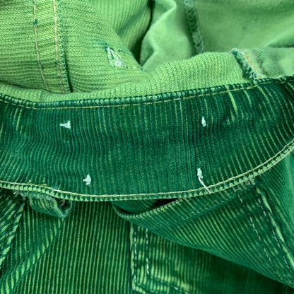 【中古品】【メンズ】 42TALON タロン 推定80S 刻印536 CORDUROY PANTS コーデュロイ パンツ ズボン ボトムス 157-260310-ya-02-izu サイズ：下記参照 カラー：GREEN 万代Net店