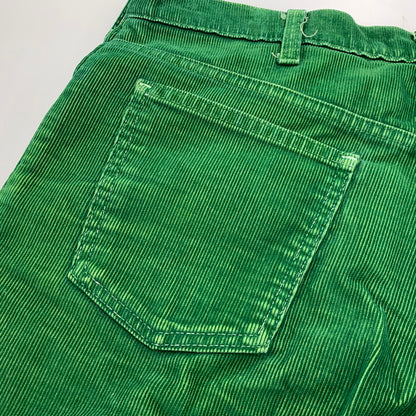 【中古品】【メンズ】 42TALON タロン 推定80S 刻印536 CORDUROY PANTS コーデュロイ パンツ ズボン ボトムス 157-260310-ya-02-izu サイズ：下記参照 カラー：GREEN 万代Net店
