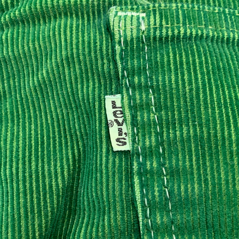 【中古品】【メンズ】 42TALON タロン 推定80S 刻印536 CORDUROY PANTS コーデュロイ パンツ ズボン ボトムス 157-260310-ya-02-izu サイズ：下記参照 カラー：GREEN 万代Net店