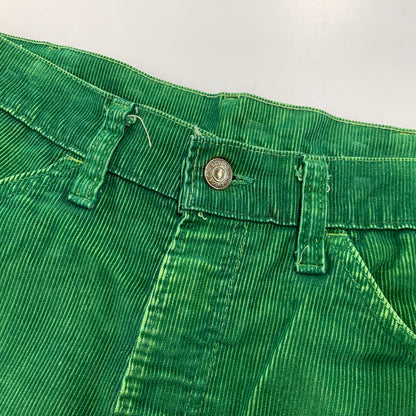 【中古品】【メンズ】 42TALON タロン 推定80S 刻印536 CORDUROY PANTS コーデュロイ パンツ ズボン ボトムス 157-260310-ya-02-izu サイズ：下記参照 カラー：GREEN 万代Net店