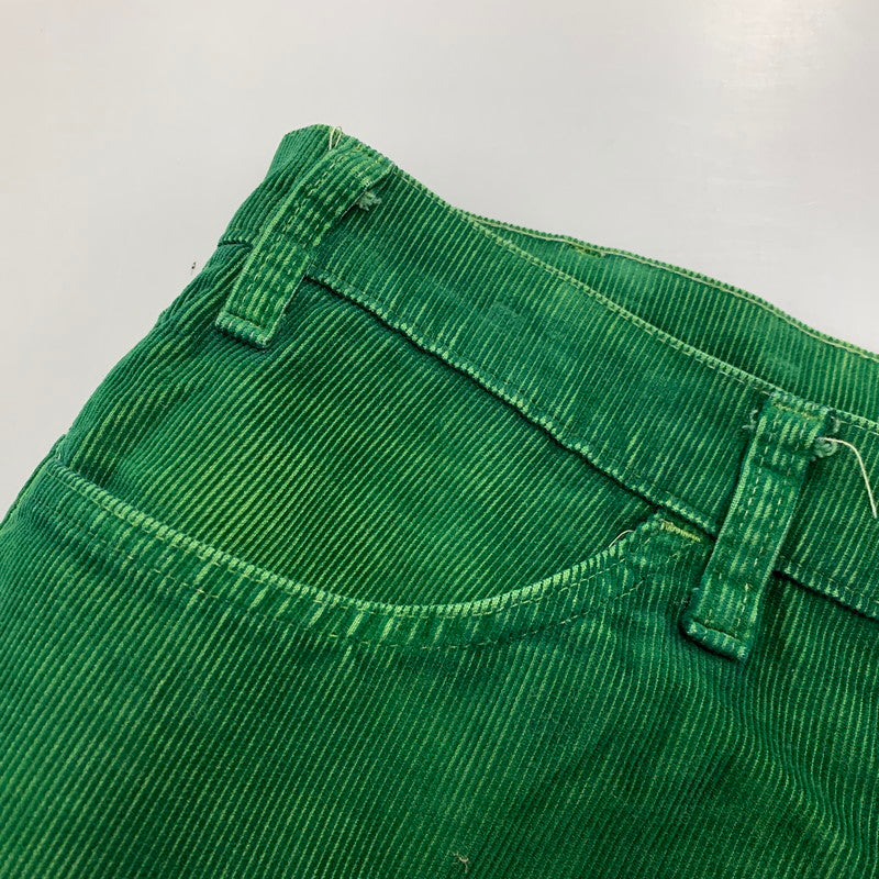 【中古品】【メンズ】 42TALON タロン 推定80S 刻印536 CORDUROY PANTS コーデュロイ パンツ ズボン ボトムス 157-260310-ya-02-izu サイズ：下記参照 カラー：GREEN 万代Net店
