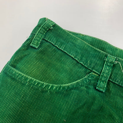 【中古品】【メンズ】 42TALON タロン 推定80S 刻印536 CORDUROY PANTS コーデュロイ パンツ ズボン ボトムス 157-260310-ya-02-izu サイズ：下記参照 カラー：GREEN 万代Net店