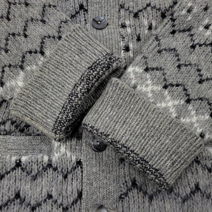 【中古品】【メンズ】 VAN HEUSEN ヴァンヒューセン VHタグ 60S CARDIGAN カーディガン トップス 長袖 146-260304-cs-15-izu サイズ：S カラー：グレー 万代Net店