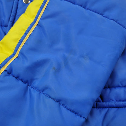 【中古品】【メンズ】 SWINGSTAR スウィングスター 70S USA製 MICHELIN PATCH SIDE LINE RACING DOWN JACKET ミシュラン パッチ サイド ライン レーシング ダウン ジャケット アウター 146-260304-cs-16-izu サイズ：L カラー：ブルー×イエロー 万代Net店