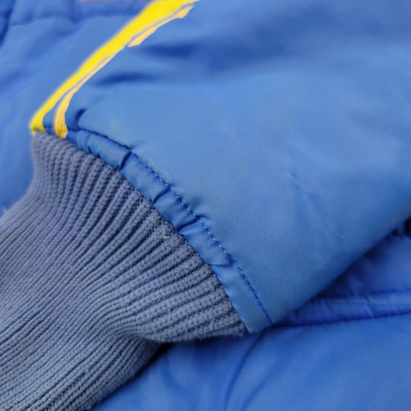 【中古品】【メンズ】 SWINGSTAR スウィングスター 70S USA製 MICHELIN PATCH SIDE LINE RACING DOWN JACKET ミシュラン パッチ サイド ライン レーシング ダウン ジャケット アウター 146-260304-cs-16-izu サイズ：L カラー：ブルー×イエロー 万代Net店