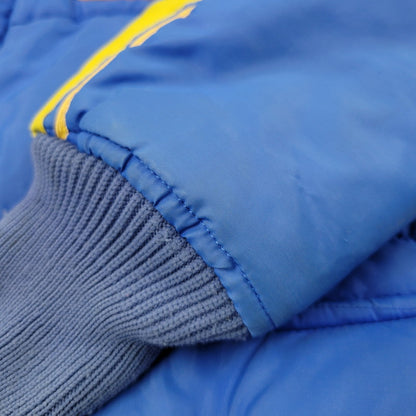 【中古品】【メンズ】 SWINGSTAR スウィングスター 70S USA製 MICHELIN PATCH SIDE LINE RACING DOWN JACKET ミシュラン パッチ サイド ライン レーシング ダウン ジャケット アウター 146-260304-cs-16-izu サイズ：L カラー：ブルー×イエロー 万代Net店