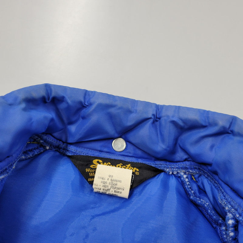 【中古品】【メンズ】 SWINGSTAR スウィングスター 70S USA製 MICHELIN PATCH SIDE LINE RACING DOWN JACKET ミシュラン パッチ サイド ライン レーシング ダウン ジャケット アウター 146-260304-cs-16-izu サイズ：L カラー：ブルー×イエロー 万代Net店