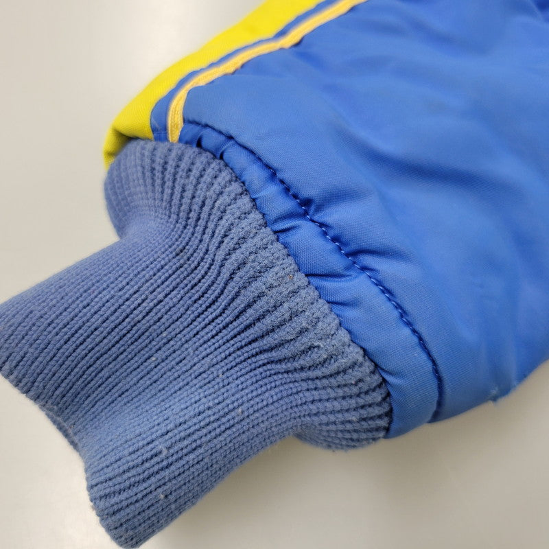 【中古品】【メンズ】 SWINGSTAR スウィングスター 70S USA製 MICHELIN PATCH SIDE LINE RACING DOWN JACKET ミシュラン パッチ サイド ライン レーシング ダウン ジャケット アウター 146-260304-cs-16-izu サイズ：L カラー：ブルー×イエロー 万代Net店
