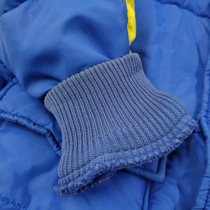【中古品】【メンズ】 SWINGSTAR スウィングスター 70S USA製 MICHELIN PATCH SIDE LINE RACING DOWN JACKET ミシュラン パッチ サイド ライン レーシング ダウン ジャケット アウター 146-260304-cs-16-izu サイズ：L カラー：ブルー×イエロー 万代Net店
