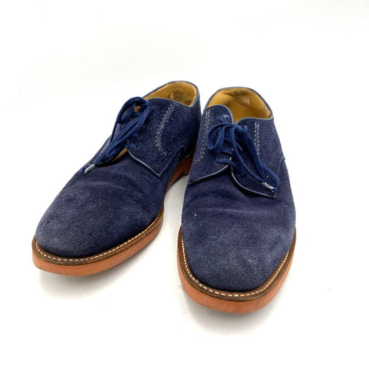 【中古品】【メンズ/レディース】 SUEDE LEATHER SHOES スウェード レザー シューズ 靴 164-260311-cs-06-izu サイズ：25A カラー：ネイビー 万代Net店