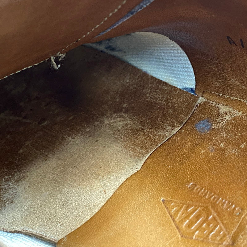 【中古品】【メンズ/レディース】 SUEDE LEATHER SHOES スウェード レザー シューズ 靴 164-260311-cs-06-izu サイズ：25A カラー：ネイビー 万代Net店