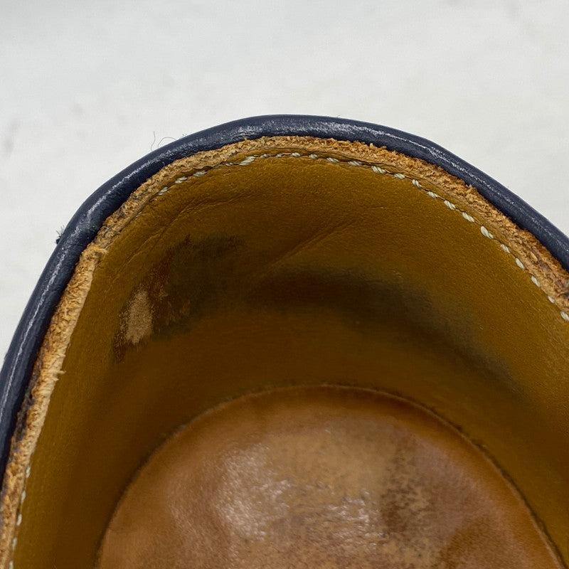【中古品】【メンズ/レディース】 SUEDE LEATHER SHOES スウェード レザー シューズ 靴 164-260311-cs-06-izu サイズ：25A カラー：ネイビー 万代Net店