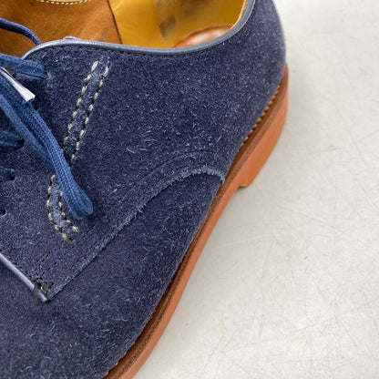 【中古品】【メンズ/レディース】 SUEDE LEATHER SHOES スウェード レザー シューズ 靴 164-260311-cs-06-izu サイズ：25A カラー：ネイビー 万代Net店