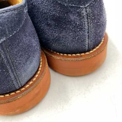 【中古品】【メンズ/レディース】 SUEDE LEATHER SHOES スウェード レザー シューズ 靴 164-260311-cs-06-izu サイズ：25A カラー：ネイビー 万代Net店