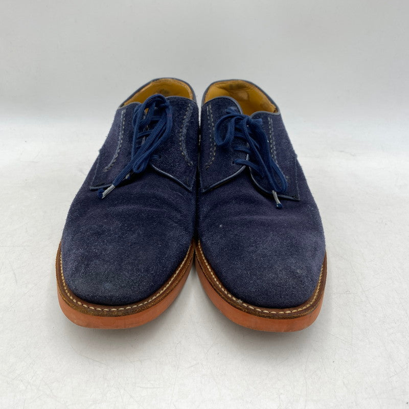 【中古品】【メンズ/レディース】 SUEDE LEATHER SHOES スウェード レザー シューズ 靴 164-260311-cs-06-izu サイズ：25A カラー：ネイビー 万代Net店