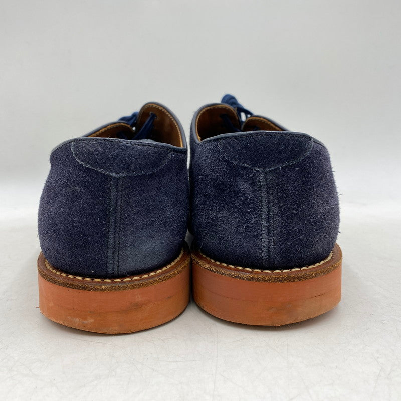 【中古品】【メンズ/レディース】 SUEDE LEATHER SHOES スウェード レザー シューズ 靴 164-260311-cs-06-izu サイズ：25A カラー：ネイビー 万代Net店