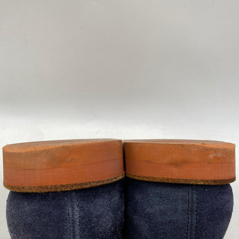【中古品】【メンズ/レディース】 SUEDE LEATHER SHOES スウェード レザー シューズ 靴 164-260311-cs-06-izu サイズ：25A カラー：ネイビー 万代Net店