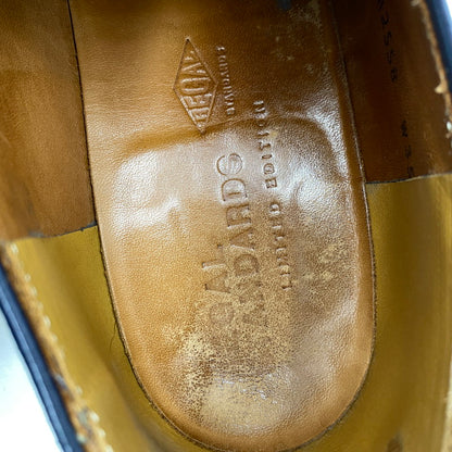 【中古品】【メンズ/レディース】 SUEDE LEATHER SHOES スウェード レザー シューズ 靴 164-260311-cs-06-izu サイズ：25A カラー：ネイビー 万代Net店
