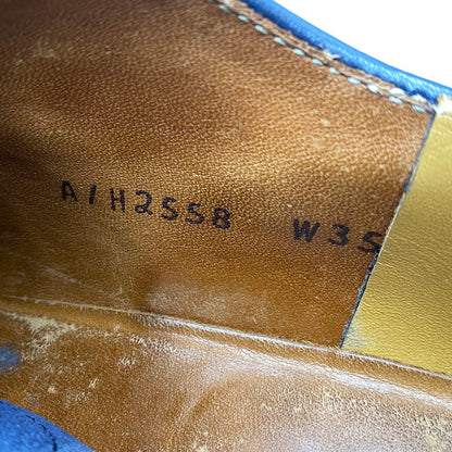 【中古品】【メンズ/レディース】 SUEDE LEATHER SHOES スウェード レザー シューズ 靴 164-260311-cs-06-izu サイズ：25A カラー：ネイビー 万代Net店