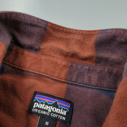 【中古品】【メンズ】 STY42400FA21 ORGANIC COTTON FLANNEL SHIRT オーガニック コットン フランネル シャツ トップス 長袖 144-260311-ya-05-izu サイズ：M カラー：BROWN×BLUE 万代Net店