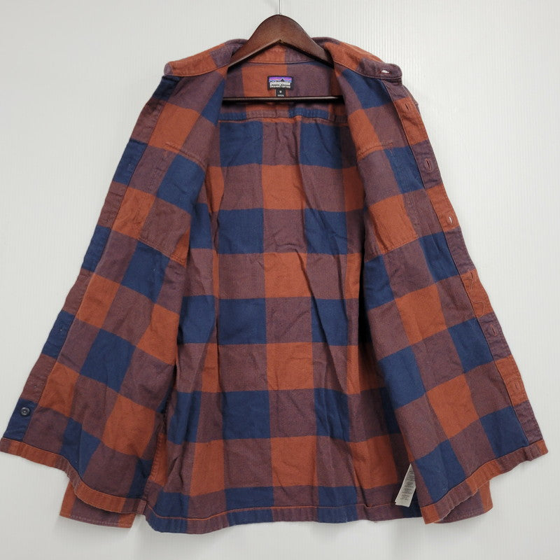 【中古品】【メンズ】 STY42400FA21 ORGANIC COTTON FLANNEL SHIRT オーガニック コットン フランネル シャツ トップス 長袖 144-260311-ya-05-izu サイズ：M カラー：BROWN×BLUE 万代Net店