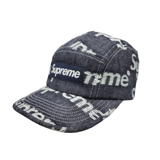【中古品】【メンズ/レディース】 25FW JACQUARD LOGOS DENIM CAMP CAP ジャカード ロゴ デニム キャンプ キャップ 帽子 185-260304-cs-11-izu サイズ：ONESIZE(58cm) カラー：インディゴ 万代Net店
