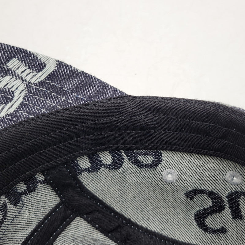 【中古品】【メンズ/レディース】 25FW JACQUARD LOGOS DENIM CAMP CAP ジャカード ロゴ デニム キャンプ キャップ 帽子 185-260304-cs-11-izu サイズ：ONESIZE(58cm) カラー：インディゴ 万代Net店