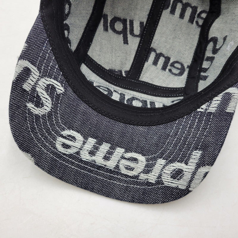 【中古品】【メンズ/レディース】 25FW JACQUARD LOGOS DENIM CAMP CAP ジャカード ロゴ デニム キャンプ キャップ 帽子 185-260304-cs-11-izu サイズ：ONESIZE(58cm) カラー：インディゴ 万代Net店