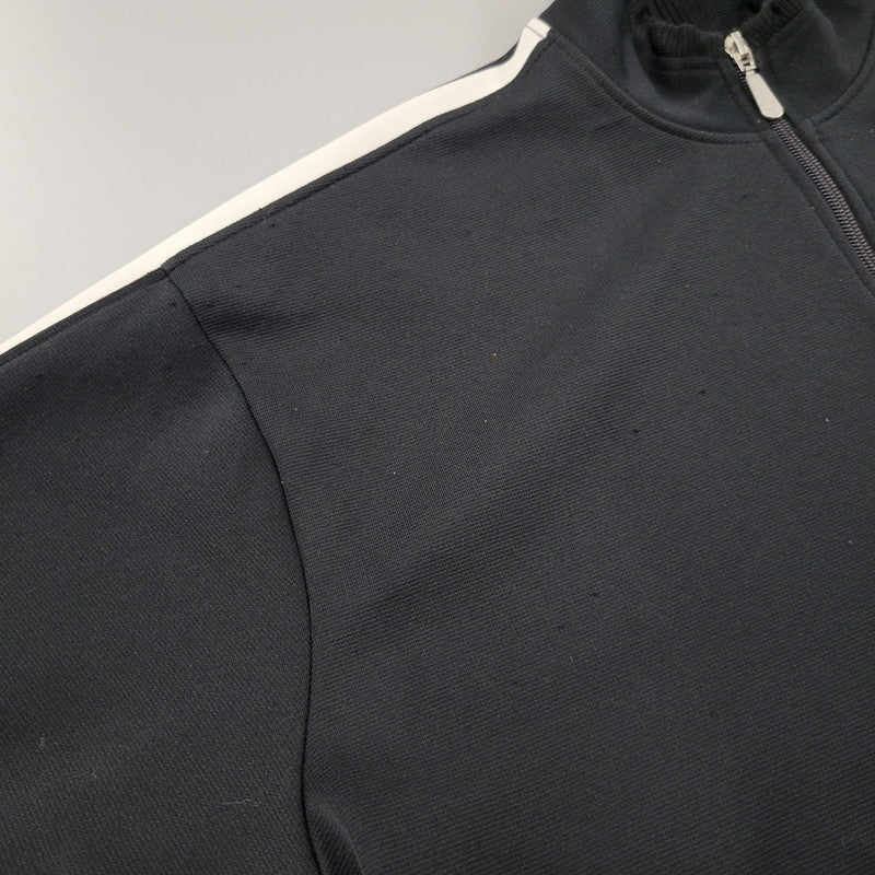 【現状渡し品】【メンズ】 OLD NIKE オールド ナイキ H9 SUT 白タグ 日本製 TRACK JACKET トラック ジャケット トップス 長袖 146-260311-ya-07-izu サイズ：L カラー：BLACK×WHITE 万代Net店
