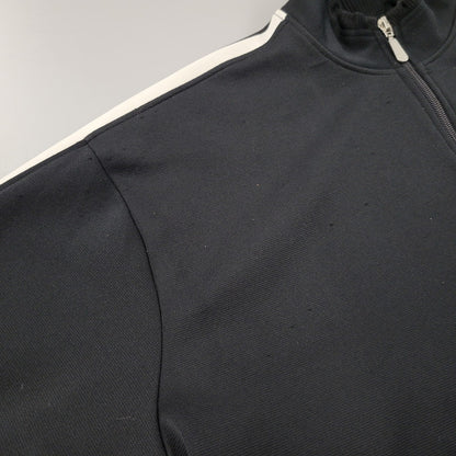 【現状渡し品】【メンズ】 OLD NIKE オールド ナイキ H9 SUT 白タグ 日本製 TRACK JACKET トラック ジャケット トップス 長袖 146-260311-ya-07-izu サイズ：L カラー：BLACK×WHITE 万代Net店