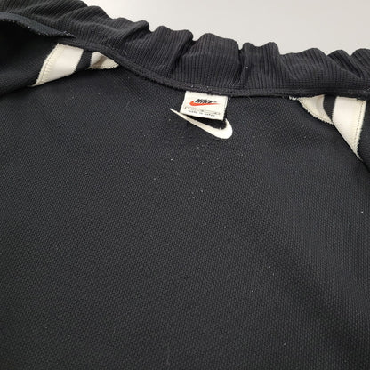 【現状渡し品】【メンズ】 OLD NIKE オールド ナイキ H9 SUT 白タグ 日本製 TRACK JACKET トラック ジャケット トップス 長袖 146-260311-ya-07-izu サイズ：L カラー：BLACK×WHITE 万代Net店