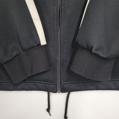 【現状渡し品】【メンズ】 OLD NIKE オールド ナイキ H9 SUT 白タグ 日本製 TRACK JACKET トラック ジャケット トップス 長袖 146-260311-ya-07-izu サイズ：L カラー：BLACK×WHITE 万代Net店