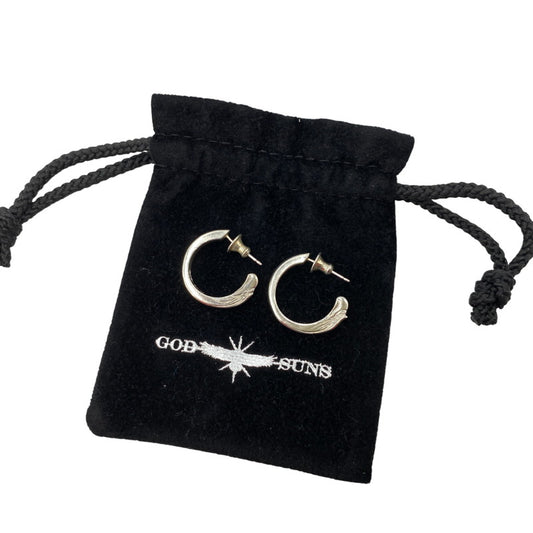 【中古品】【メンズ/レディース】 GOD SUNS ゴッドサンズ GS-PE-77 SV925 EAGLE FACE EARRINGS SET（中）イーグル フェイス ピアス セット アクセサリー 192-260305-cs-10-izu カラー：シルバー 万代Net店