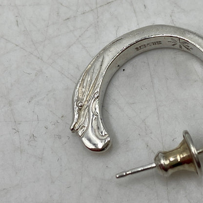 【中古品】【メンズ/レディース】 GOD SUNS ゴッドサンズ GS-PE-77 SV925 EAGLE FACE EARRINGS SET（中）イーグル フェイス ピアス セット アクセサリー 192-260305-cs-10-izu カラー：シルバー 万代Net店