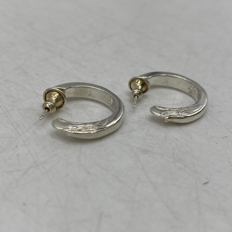 【中古品】【メンズ/レディース】 GOD SUNS ゴッドサンズ GS-PE-77 SV925 EAGLE FACE EARRINGS SET（中）イーグル フェイス ピアス セット アクセサリー 192-260305-cs-10-izu カラー：シルバー 万代Net店