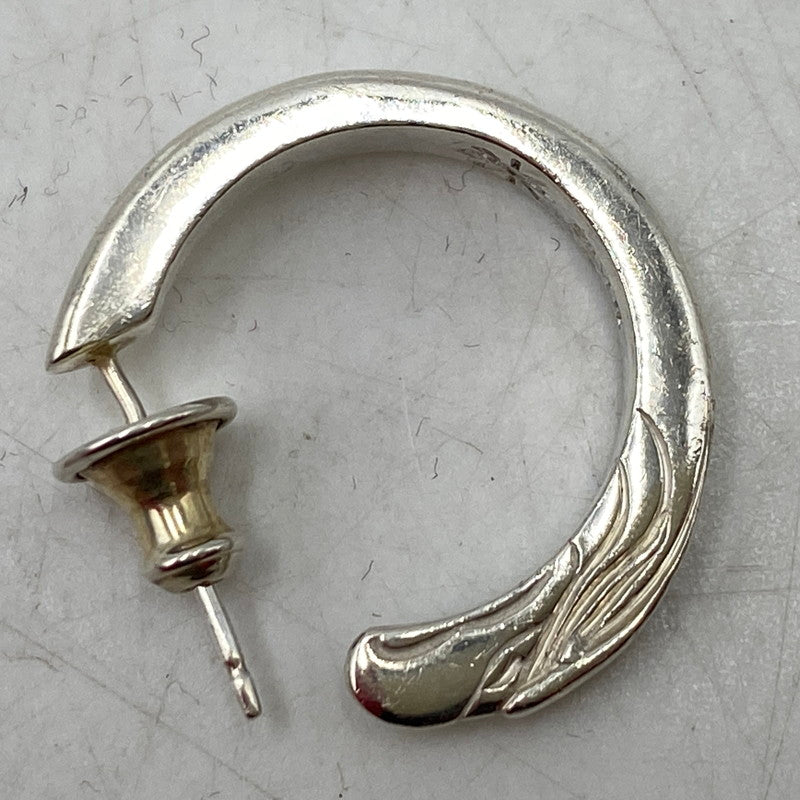 【中古品】【メンズ/レディース】 GOD SUNS ゴッドサンズ GS-PE-77 SV925 EAGLE FACE EARRINGS SET（中）イーグル フェイス ピアス セット アクセサリー 192-260305-cs-10-izu カラー：シルバー 万代Net店