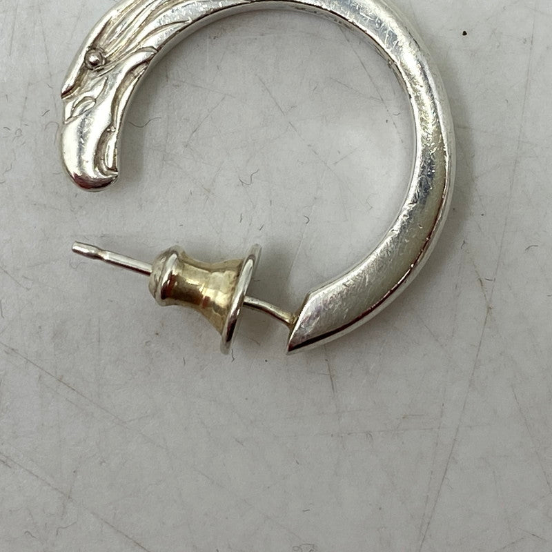【中古品】【メンズ/レディース】 GOD SUNS ゴッドサンズ GS-PE-77 SV925 EAGLE FACE EARRINGS SET（中）イーグル フェイス ピアス セット アクセサリー 192-260305-cs-10-izu カラー：シルバー 万代Net店