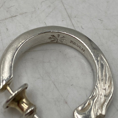【中古品】【メンズ/レディース】 GOD SUNS ゴッドサンズ GS-PE-77 SV925 EAGLE FACE EARRINGS SET（中）イーグル フェイス ピアス セット アクセサリー 192-260305-cs-10-izu カラー：シルバー 万代Net店