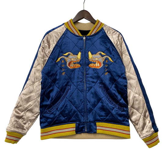 【中古品】【メンズ】 STUDIO D'ARTISAN ステュディオ・ダ・ルチザン×シン・ウルトラマン HT-064 VELVETEEN SOUVENIR JACKET ベルベット スーベニア ジャケット アウター 145-260305-cs-07-izu サイズ：38 カラー：ブルー/ブラック 万代Net店