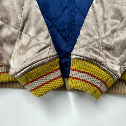 【中古品】【メンズ】 STUDIO D'ARTISAN ステュディオ・ダ・ルチザン×シン・ウルトラマン HT-064 VELVETEEN SOUVENIR JACKET ベルベット スーベニア ジャケット アウター 145-260305-cs-07-izu サイズ：38 カラー：ブルー/ブラック 万代Net店