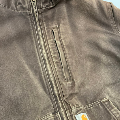 【現状渡し品】【メンズ】 102360-201 メキシコ製 FULL SWING SHERPA-LINED ARMSTRONG ACTIVE JACKET フルスイングシェルパラインドアームストロングアクティブジャケット 146-260307-tt-09-izu サイズ：XL カラー：ブラウン 万代Net店